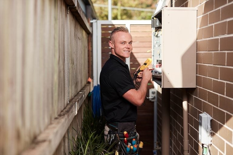 Electrician Working