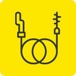 Blocked Drains Snake Icon