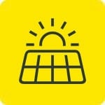 Solar Hot Water Icon
