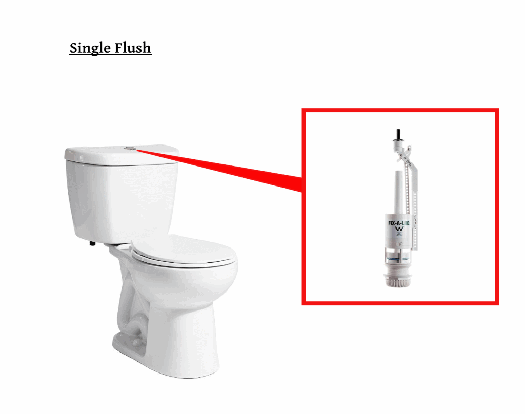Single Flush Toilet
