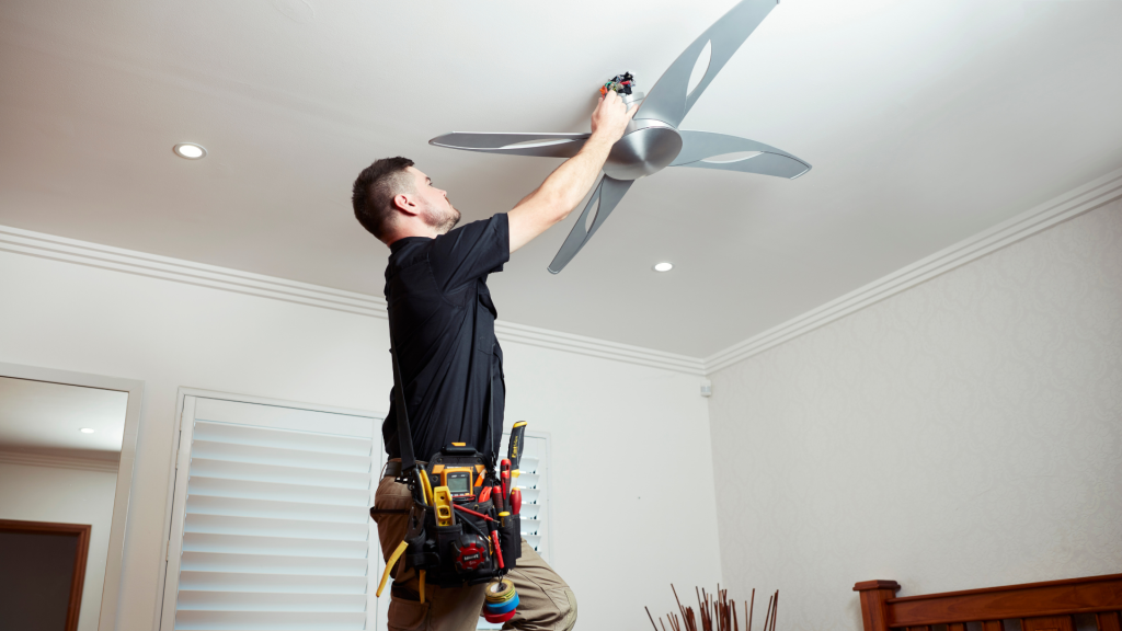 Installing ceiling fan