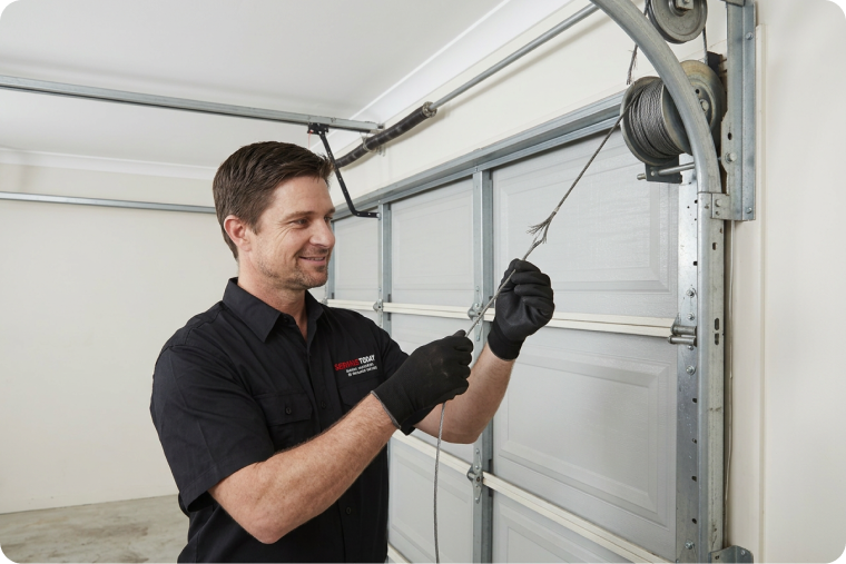 Garage door cable repairs